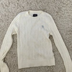 Abercrombie White Sweater